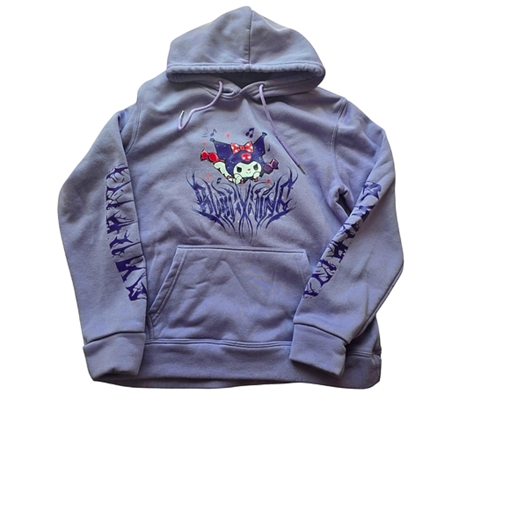 Kuromi Purple Graphic Hoodie
